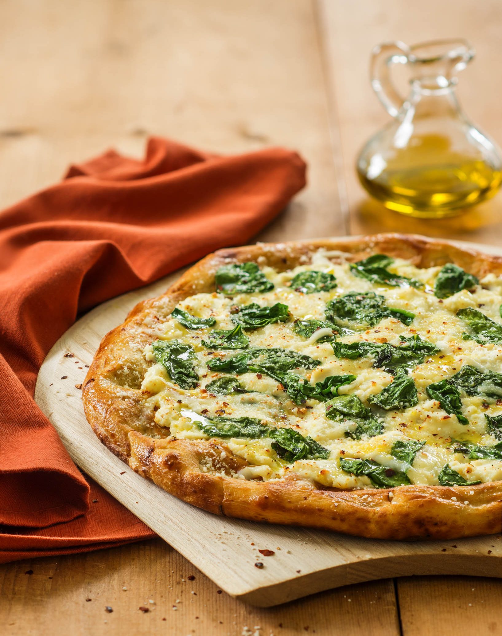 Spinach Ricotta Pizza Recipe