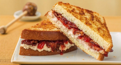 Ricotta Almond Butter and Jam Grilled Cheese - Galbani Cheese