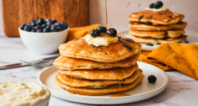 Ricotta Blueberry Pancakes - Galbani Cheese