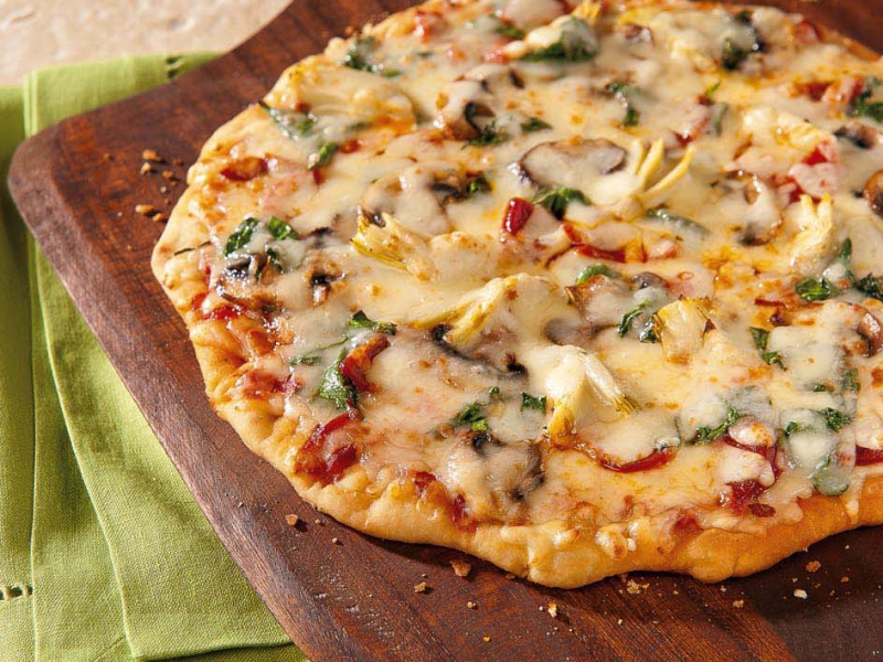 Spicy Spinach Pizza - Galbani Cheese