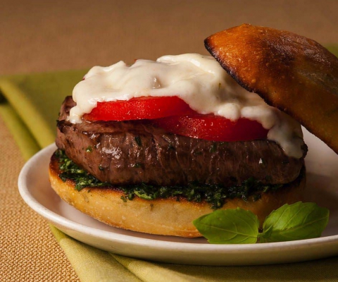 Tenderloin Caprese Sandwich - Galbani Cheese