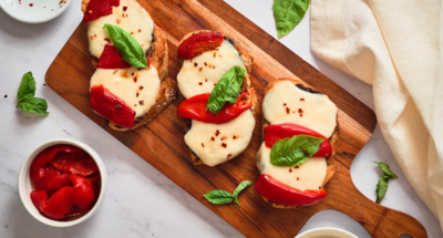 Tostini with Fresh Mozzarella and Tapenade - Galbani Cheese