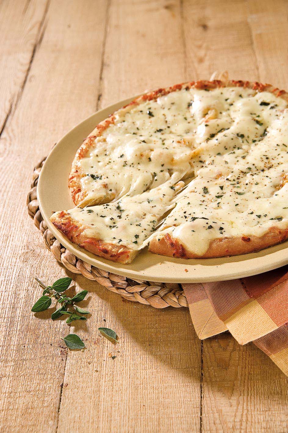 Fresh Mozzarella White Pizza