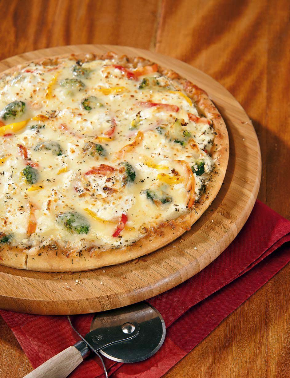 Veggie Ricotta Pizza Recipe