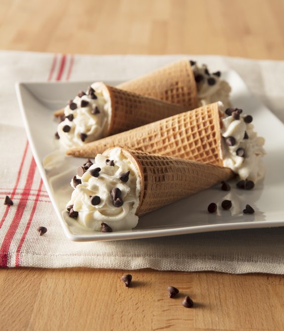 Ice Cream Cone Cannolis