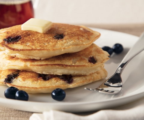 Ricotta Blueberry Pancakes - Galbani Cheese
