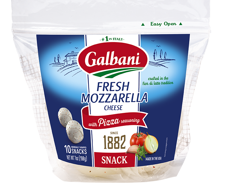 Fresh Mozzarella Pizza Seasoning Snacks - Galbani Cheese