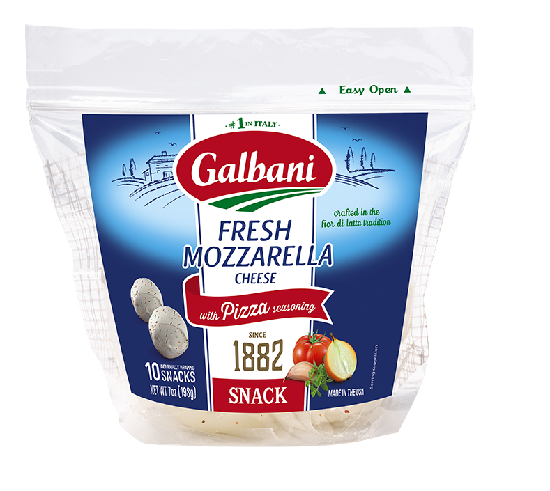 Fresh Mozzarella Pizza Seasoning Snacks - Galbani Cheese