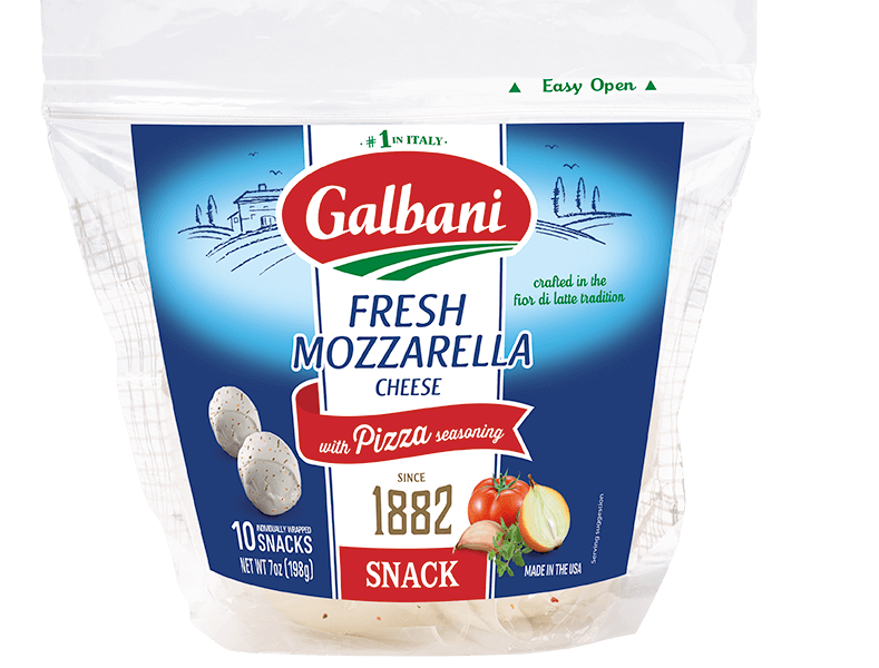 Fresh Mozzarella Pizza Seasoning Snacks - Galbani Cheese