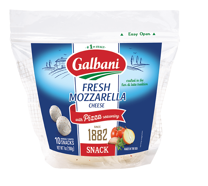 Fresh Mozzarella Pizza Seasoning Snacks - Galbani Cheese