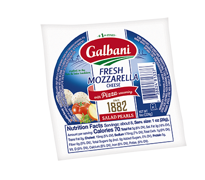 Fresh Mozzarella Pizza Seasoning Salad Pearls - Galbani Cheese