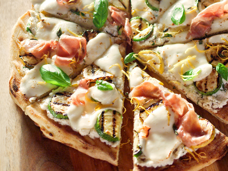 Grilled Summer Pizza - Galbani Cheese