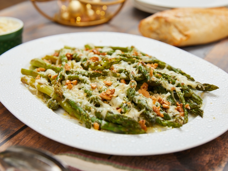 Decked Out Asparagus - Galbani Cheese