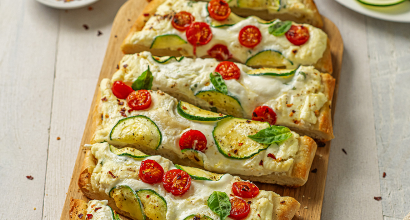 Flatbread with Ricotta and Zucchini