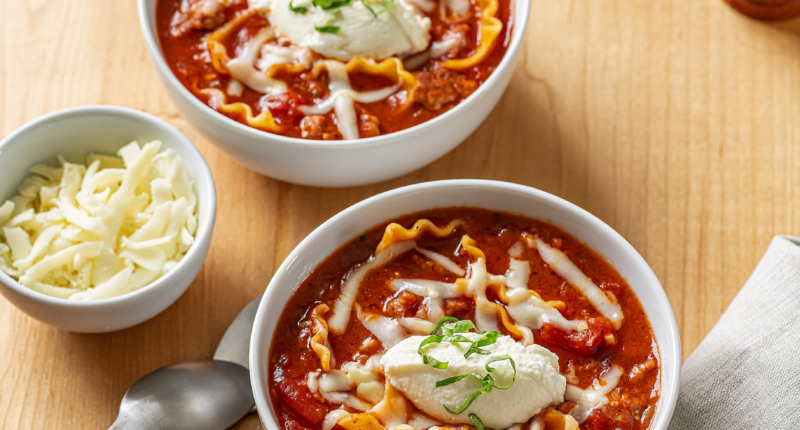 Spicy Lasagna Soup