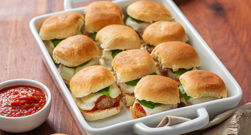 Turkey Meatball Sliders