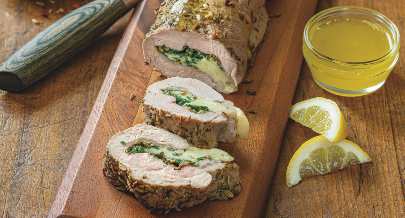 Porchetta con Mozzarella