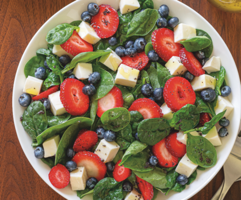 Spinach & Berry Salad - Galbani Cheese
