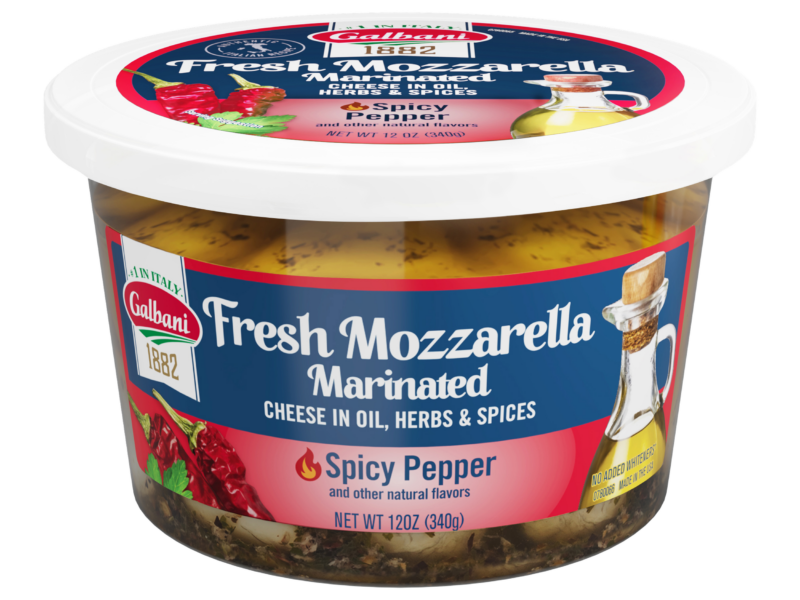 Fresh Mozzarella Spicy Pepper Marinated - Galbani Cheese