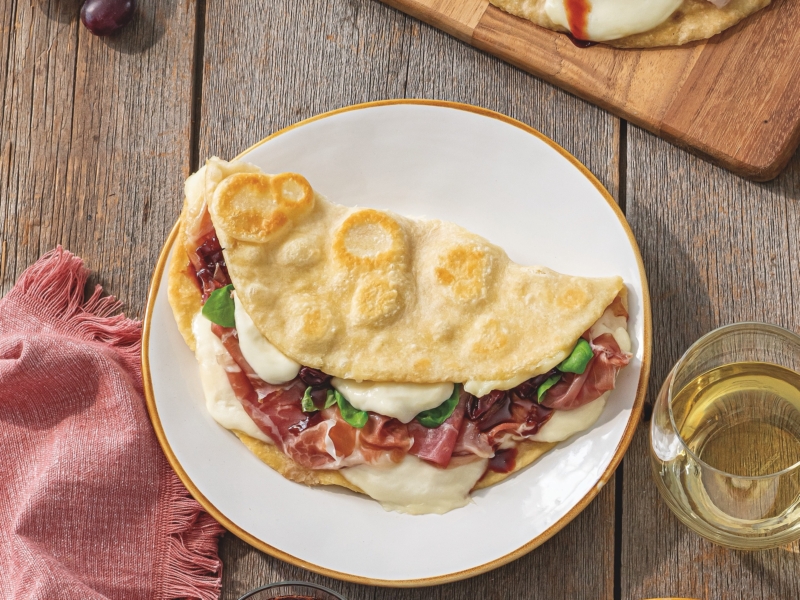 Piadina con Prosciutto di Parma - Galbani Cheese