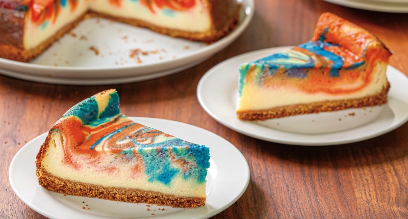 Red, White & Blue Ricotta Cheesecake
