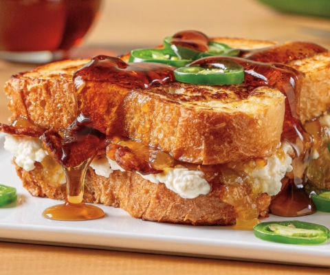 Sweet and Spicy Ricotta Stuffed French Toast - Galbani Cheese