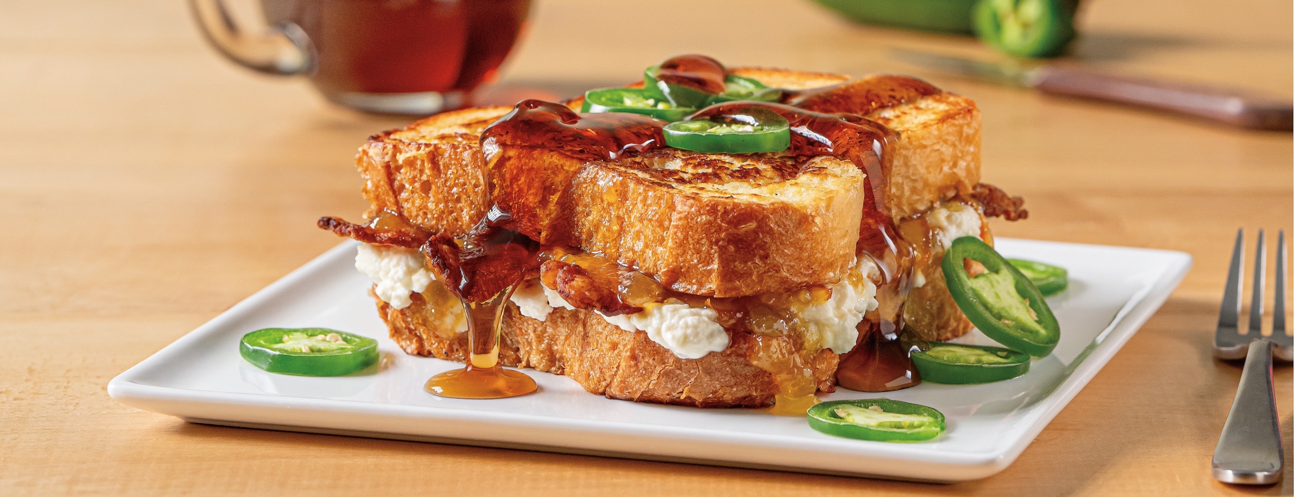 Sweet and Spicy Ricotta Stuffed French Toast Ricotta | Galbani Cheese