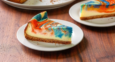 Buster’s Orange & Blue Cheesecake - Galbani Cheese