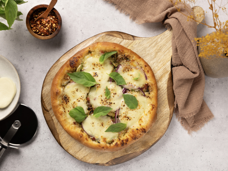 Fall Pancetta Brussels Sprout Pizza - Galbani Cheese