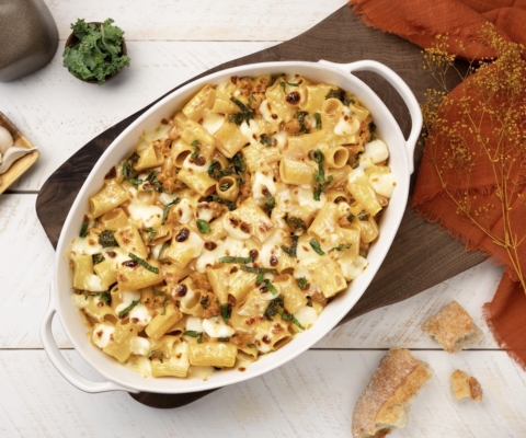 Fresh Creamy Pumpkin Rigatoni - Galbani Cheese