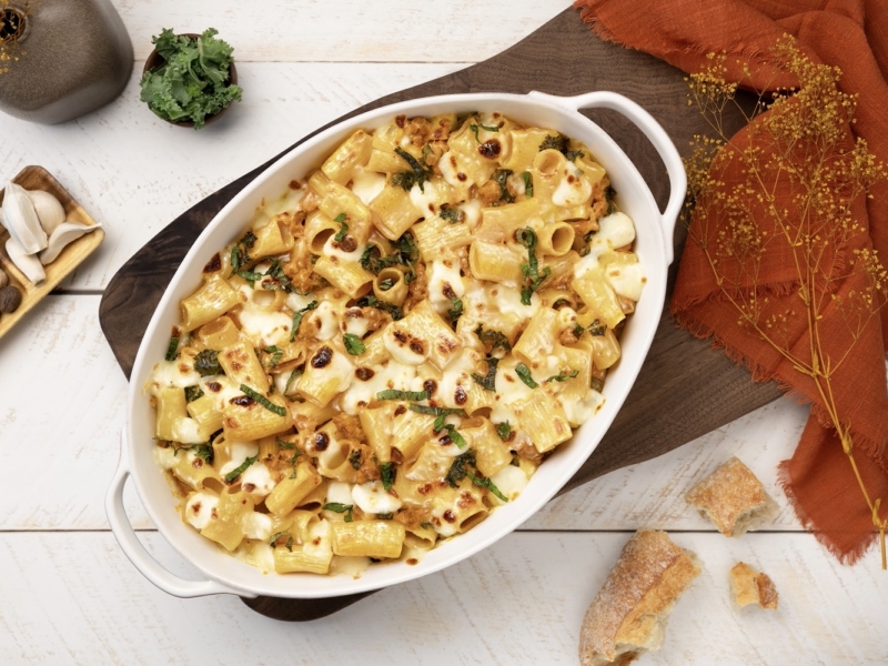 Fresh Creamy Pumpkin Rigatoni - Galbani Cheese