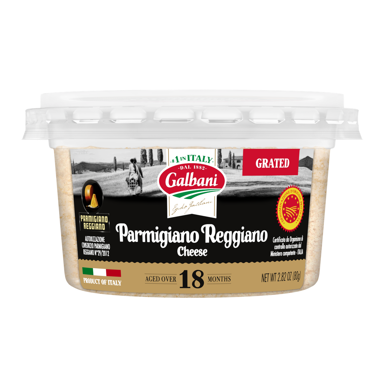 Parmigiano Reggiano Grated Cup - Galbani Cheese