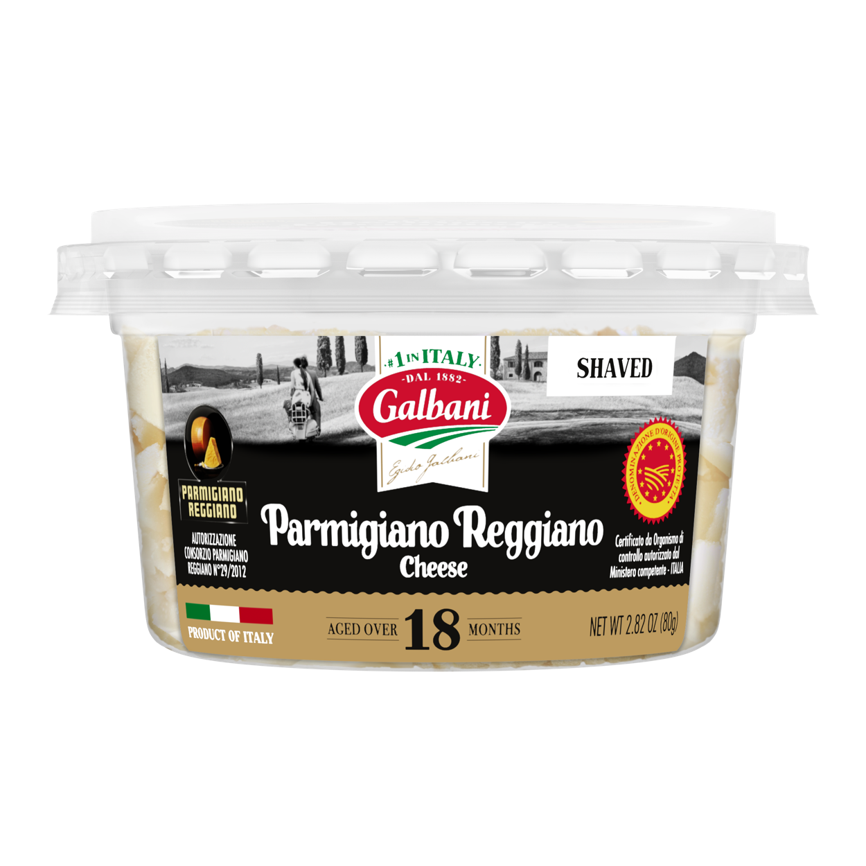 Parmigiano Reggiano Shaved Cup - Galbani Cheese