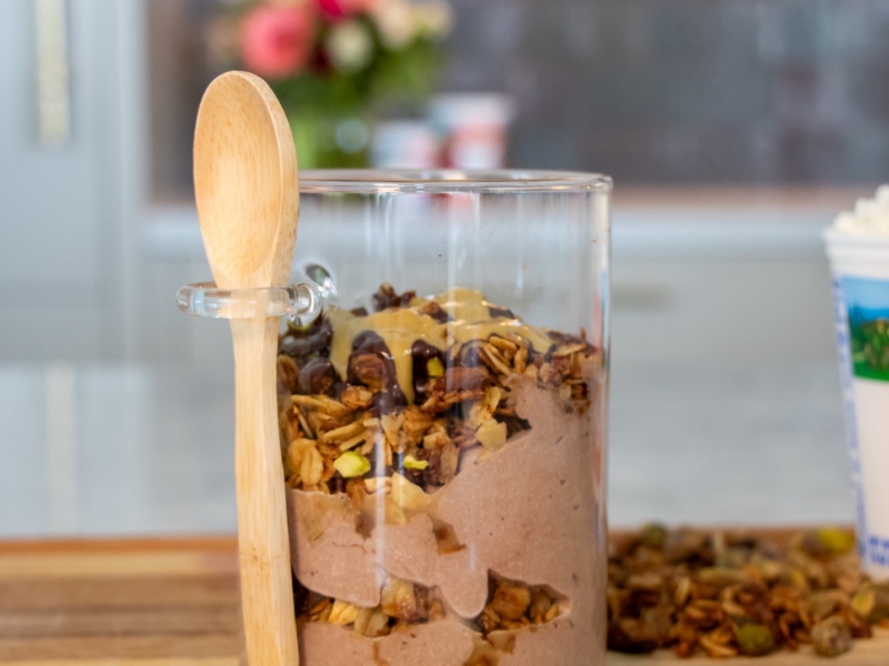 Chocolate Pistachio Ricotta Parfaits - Galbani Cheese