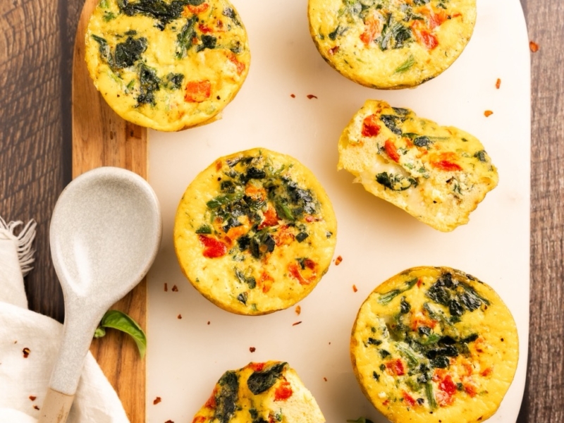 High Protein Ricotta Egg Bites - Galbani Cheese