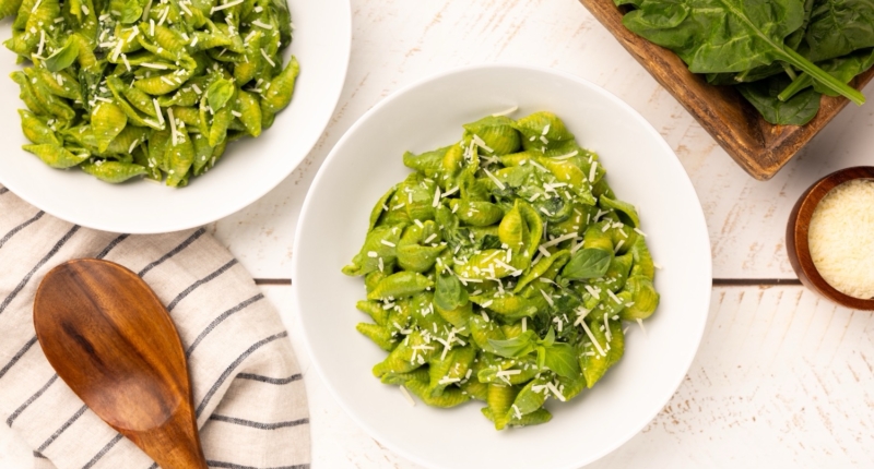 High Protein Green Goddess Pasta