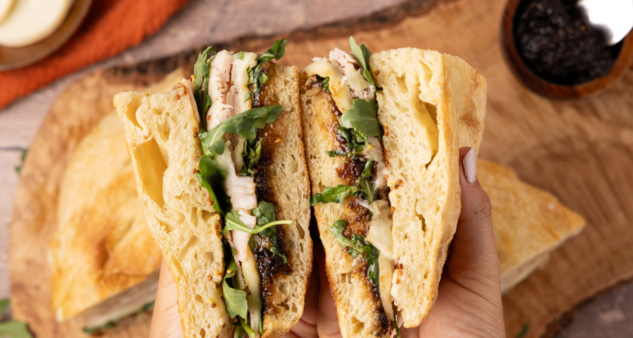 Fresh & Toasty Turkey Sandwich Fresh Mozzarella | Galbani Cheese