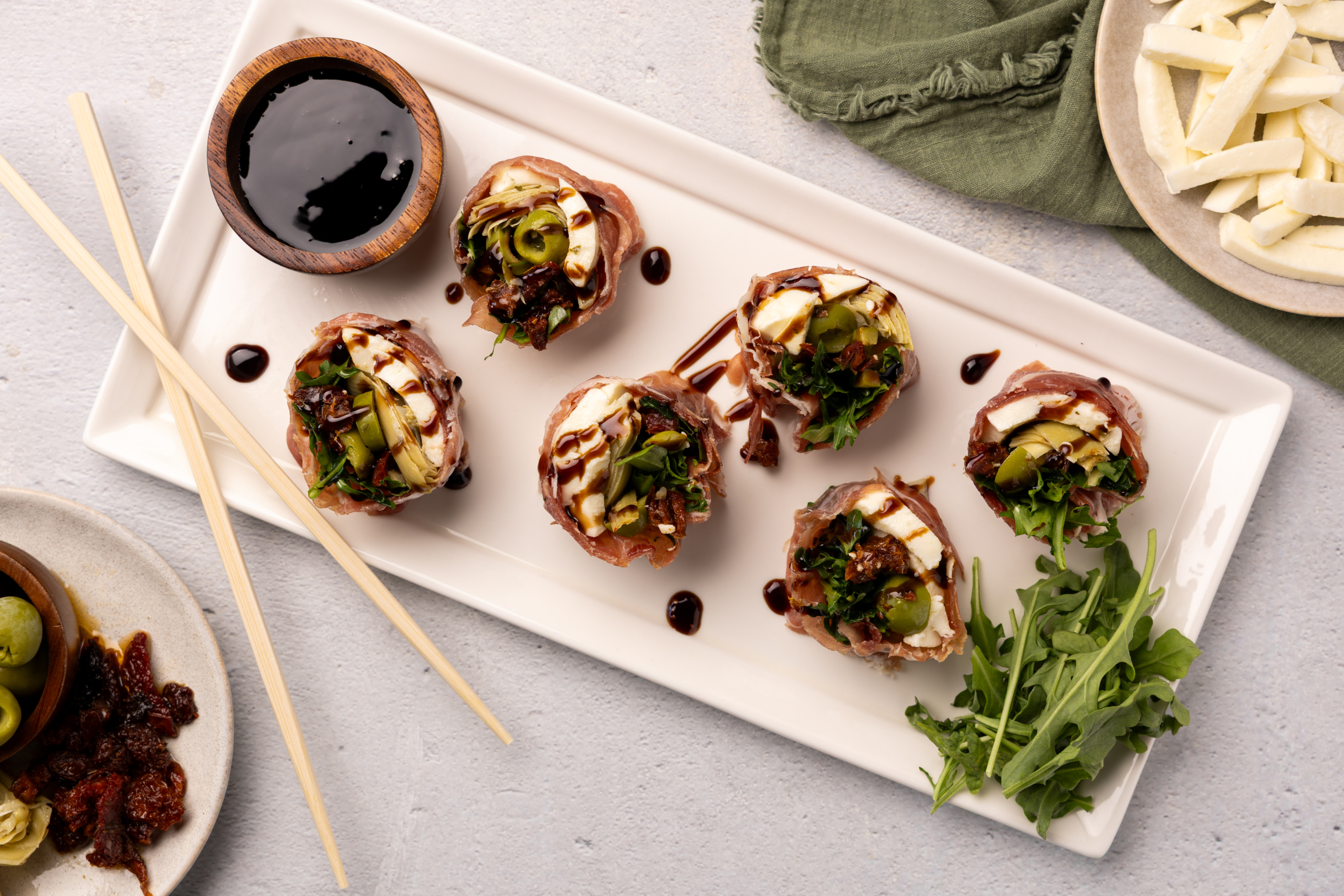 Fresh Mozzarella Italian Sushi Fresh Mozzarella | Galbani Cheese
