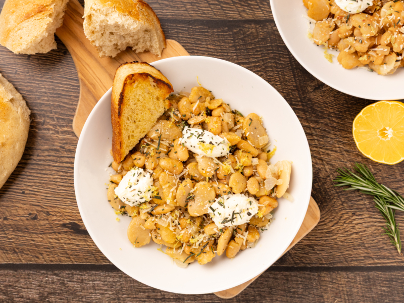 White Beans with Ricotta - Galbani Cheese
