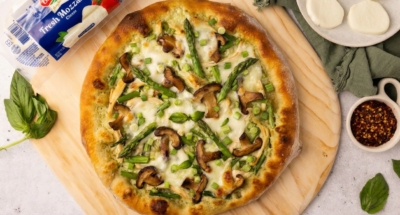 Asparagus Pesto Pizza - Galbani Cheese