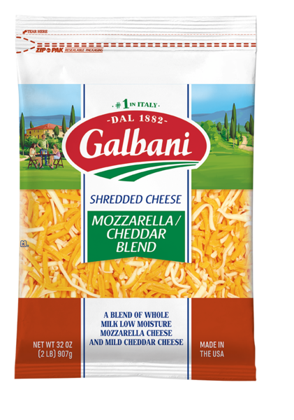 Shredded Mozzarella & Cheddar Blend