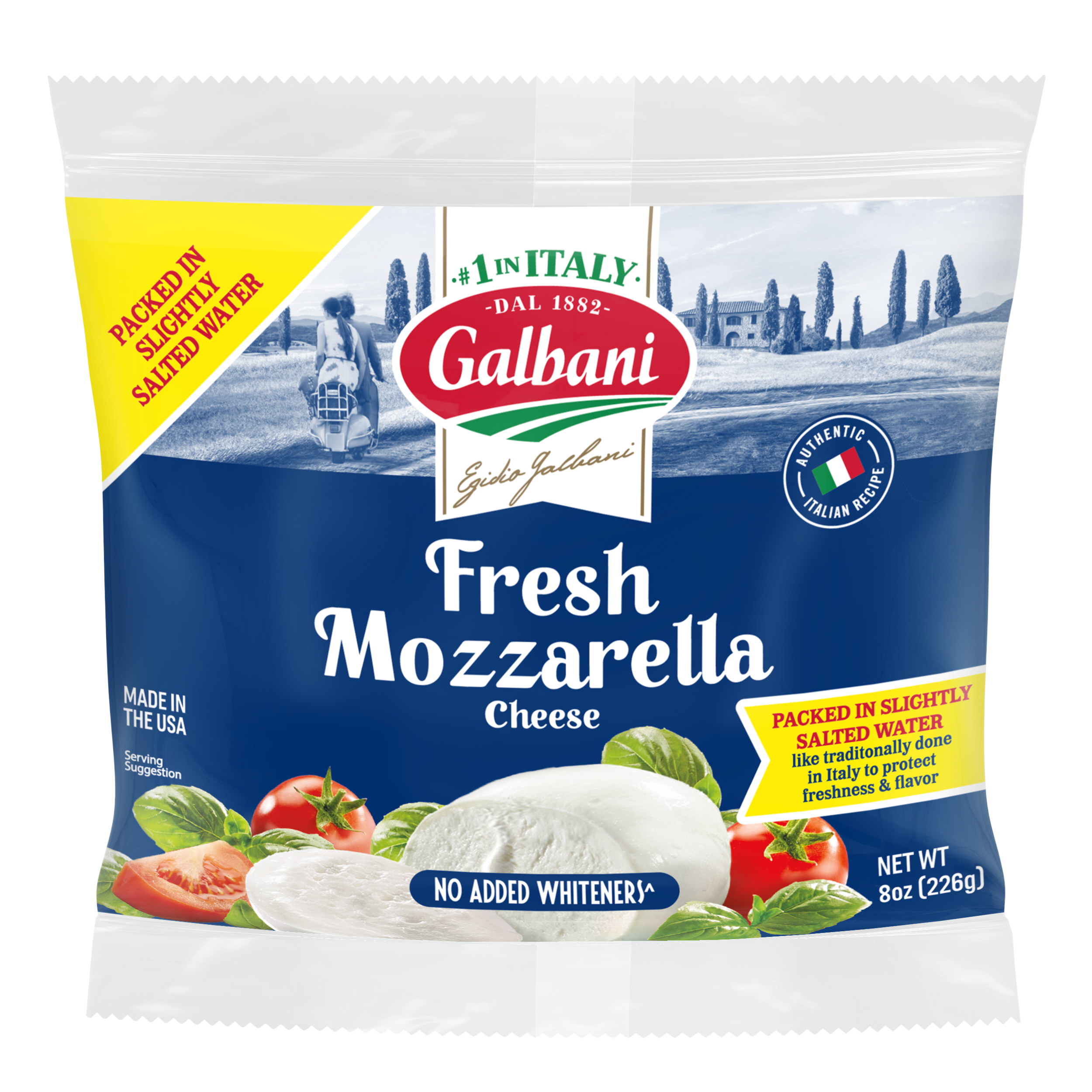 Fresh Mozzarella  Water Pack Pouch