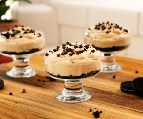 Chocolate Peanut Butter Ricotta Parfait - Galbani Cheese