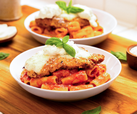 Chicken Parmesan alla Vodka Pasta - Galbani Cheese