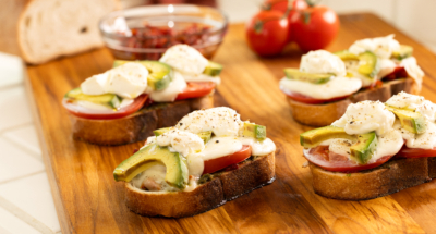 Open-Faced Avocado Grilled Cheese - Galbani Cheese
