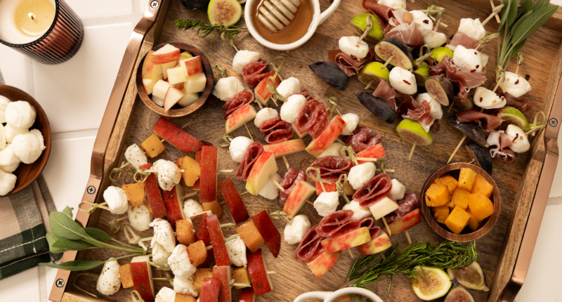 Fresh Mozzarella Skewer Platter